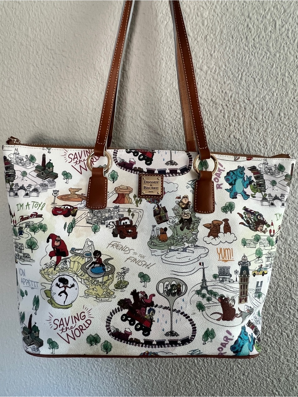 Disney Dooney & Bourke Pixar Maps Tote 2022